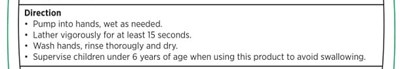 Usage Section (Bioorbil Antibakterial Handsoap 1 Indication And Usage Section)
